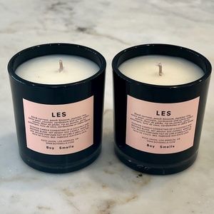 (2) Boy Smells LES Candles - NEW - 3 oz. each